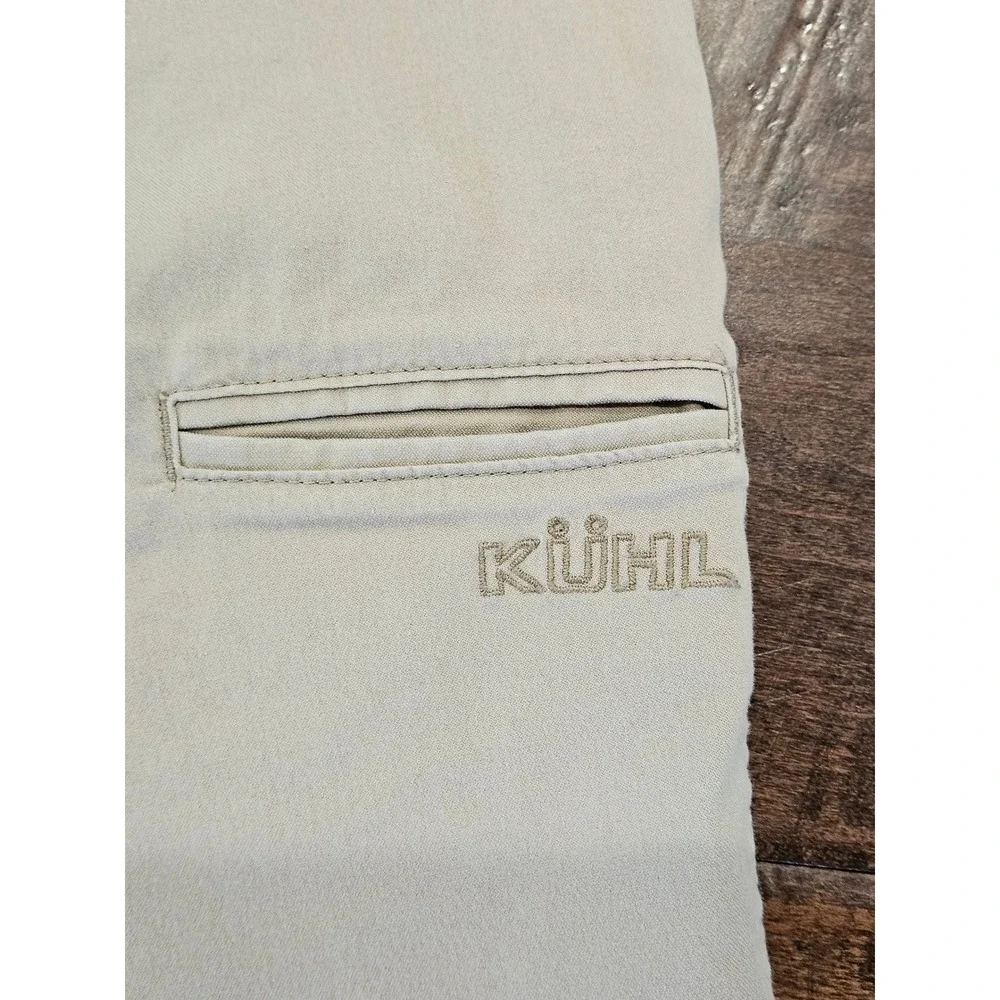 Kuhl Mens Khaki Tan Renegade Hiking Cargo Shorts Size 38‎ Outdoor Casual